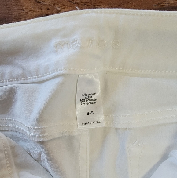 White Cropped Super Stretchy Size Small Jeggings Jeans - Picture 5 of 13